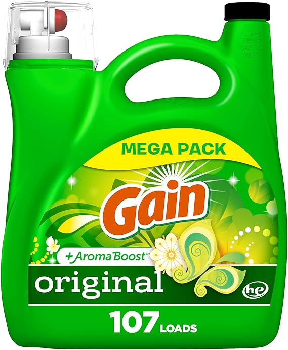 Brand	Gain Item Form	Liquid Scent	Original Unit Count	154.0 Fl Oz Material Type Free	Phosphate Free